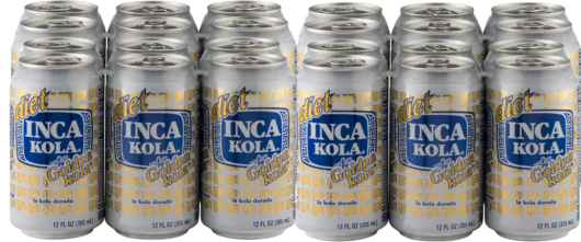 Inca Kola Diet Lata 12 Oz - (24 unidades)