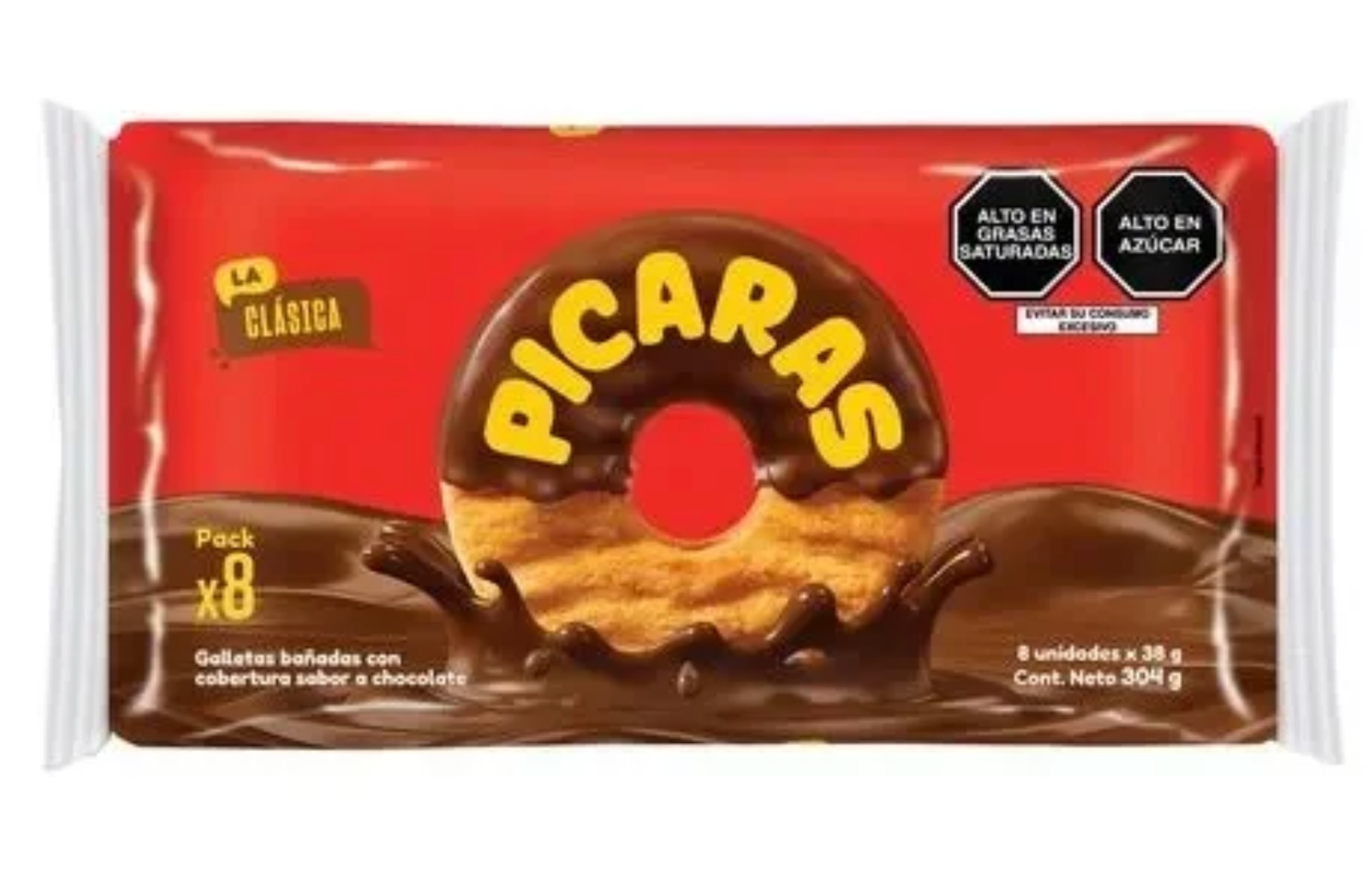 Winters Galletas Picaras 38 gr - Pack de 8 paquetes - Caja de 20 packs