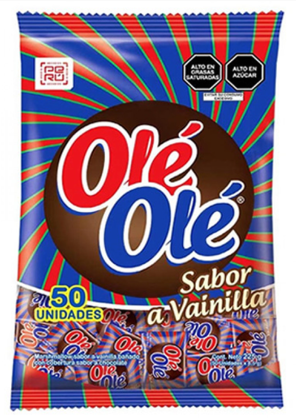 Winters Ole Ole 225 gr - Bolsa de 50 unidades - Caja de 15 bolsas