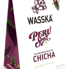 Wasska Base Pisco Sour Chicha Morada 125 gr - Caja de 9 unidades