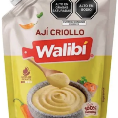 Walibi Salsa de Aji Criollo 200 gr - Caja de 12 unidades