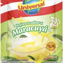 Universal Refresco de Maracuya / Passion fruit instant beverage 120gr x 12