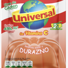 Gelatina Universal Durazno / Peach Gelatin 150gr x 12