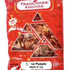Tradiciones Andinas Papa Seca Negra / Dried Potato 15OZ X 18 bolsa