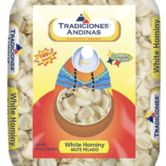 Tradiciones Andinas Mote Pelado (Family Pack) /Peeled Mote Corn 54oz x 6