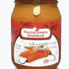 Tradiciones Andinas Aji Amarillo Pasta 15oz X 12 fco de vidrio