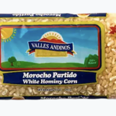 Valles Andinos Morocho Partido / Granulated White Corn 24 x 14oz