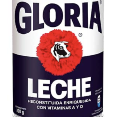 Leche evaporada Gloria 13oz Lata x 24