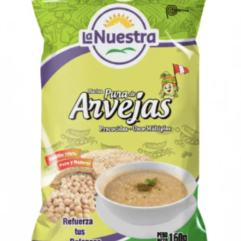 La Nuestra Crema de Arverjas / harina de Arverjas 160gr x 12 / 1500