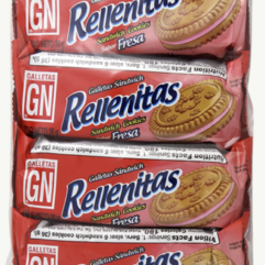 Gn Rellenitas Fresa x 8 x 5 pack