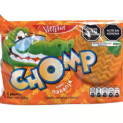 Galleta Chomp Naranja Victoria 42gr x 6 x 8