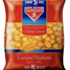 Fideos San Jorge Caracol 250gr x 20